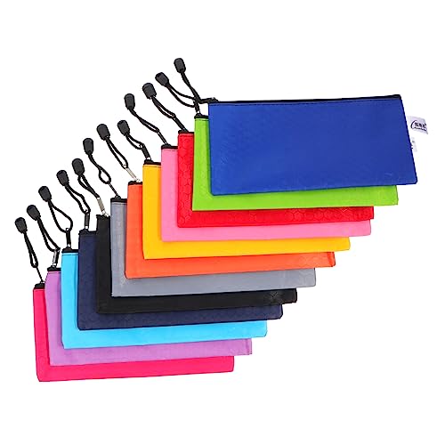 HAPINARY 12Stücke Reißverschluss Aktenbeutel Gemischten Farben Praktische Schreibwaren Taschen für Büro und Schule zur Organisation von Notizen Karten und Kleingeld HAPINARY 12Stücke Reißverschluss Aktenbeutel Gemischten Farben Praktische Schreibwaren Taschen für Büro und Schule zur Organisation von Notizen Karten und Kleingeld von HAPINARY