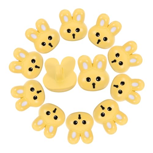 HAPINARY 12stücke Hasenknöpfe Aus Harz Bunte Knöpfe Für Kleidung Kinderjacken Und Bastelprojekte Für Kreative Näharbeiten Modisches Accessoire von HAPINARY