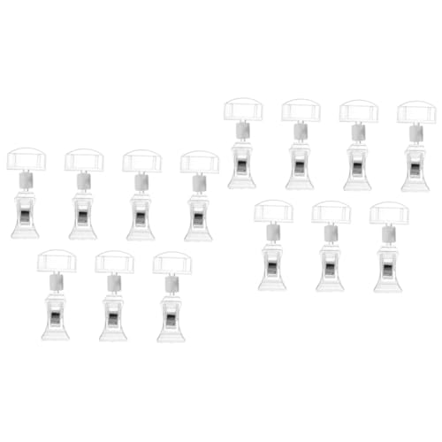 HAPINARY 14 Stück Teiliges Preisetikettenhalter aus Acryl Drehbarer Preisschildständer für Geschäfte Restaurants und Supermärkte Installieren Bedienen Platzsparend und Leichtgewichtigen von HAPINARY