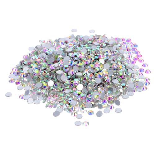 HAPINARY 1440 Stück Kristall -Strass Runde Edelsteine für DIY -Projekte Strasssteine für DIY-Projekte Nagelkunst Strasssteine selber machen Juwelen für die Dekoration basteln Glas HAPINARY 1440 Stück Kristall -Strass Runde Edelsteine für DIY -Projekte Strasssteine für DIY-Projekte Nagelkunst Strasssteine selber machen Juwelen für die Dekoration basteln Glas von HAPINARY