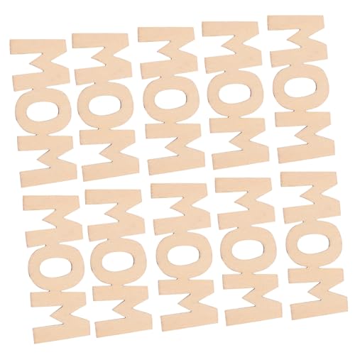 HAPINARY 15 Stück Buchstabendekorationen Zum Muttertag, Ausschnitt, Mutter, Ausschnitt, Basteln, Muttertagsdekor, Holzverzierungen, Holz Mutter Ornament, Mutter Scheiben, Muttertags HAPINARY 15 Stück Buchstabendekorationen Zum Muttertag, Ausschnitt, Mutter, Ausschnitt, Basteln, Muttertagsdekor, Holzverzierungen, Holz Mutter Ornament, Mutter Scheiben, Muttertags von HAPINARY