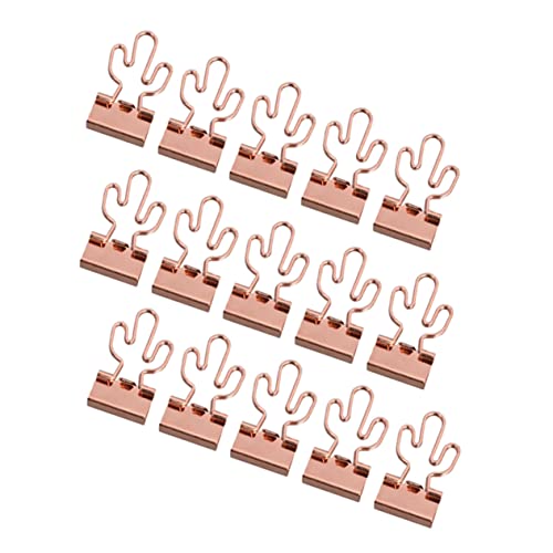 HAPINARY 15 Stück Büro Binder Clips Mit Langem, Farbige Aktenklammern, Büroklammerhalter Für Schreibtisch, Dokument Befestigungsklammern, Dekorative Binder Clips, Büroklammern Für Akten, von HAPINARY