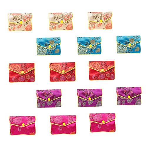 HAPINARY 15 Stück Filigrane Schmuckbeutel Stickmuster Kreative Schmuckverpackung Schicke Geschenktüte Zum Aufbewahren HAPINARY 15 Stück Filigrane Schmuckbeutel Stickmuster Kreative Schmuckverpackung Schicke Geschenktüte Zum Aufbewahren von HAPINARY