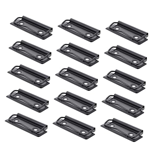 HAPINARY 15 Stück Schreibwaren Plattenhalter Clips Für Akten, Bastelprojekt Clips, Eisen Büroklammern, Büro Klemmbrett Clips, Metall Büroklammern, Metall Schreibtafel, Aktenklammern, HAPINARY 15 Stück Schreibwaren Plattenhalter Clips Für Akten, Bastelprojekt Clips, Eisen Büroklammern, Büro Klemmbrett Clips, Metall Büroklammern, Metall Schreibtafel, Aktenklammern, von HAPINARY