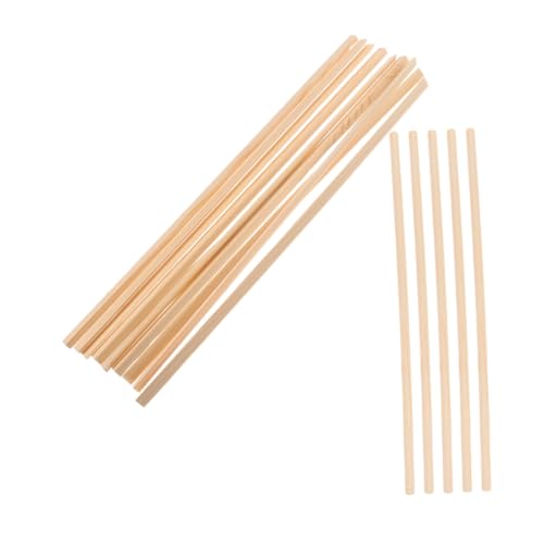 HAPINARY 15 Stück Teiliges Dreieckige Holzleisten Kantenlänge Naturholz Paulownia Kiefer Unbehandelt Glatt Fensterrahmen Dekorative Zierleiste DIY Bastelbedarf von HAPINARY