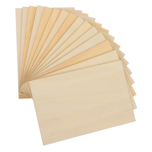 HAPINARY 15 Stück Teiliges Unbemalte Holzplatten für DIY Projekte Vielseitige Holzstücke für Bastelarbeiten Kunstprojekte und Gestaltung HAPINARY 15 Stück Teiliges Unbemalte Holzplatten für DIY Projekte Vielseitige Holzstücke für Bastelarbeiten Kunstprojekte und Gestaltung von HAPINARY