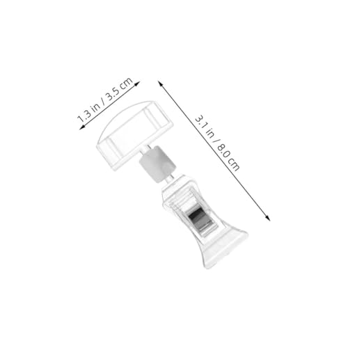 HAPINARY 15 Stück Transparente Drehbare Preisschild Clips aus Robustem Material Vielseitige Werbehalter für Regale und Bekleidungsgestelle Kratzfeste Oberfläche Einfache Anbringung für HAPINARY 15 Stück Transparente Drehbare Preisschild Clips aus Robustem Material Vielseitige Werbehalter für Regale und Bekleidungsgestelle Kratzfeste Oberfläche Einfache Anbringung für von HAPINARY