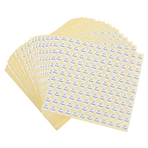 HAPINARY 150 Blatt Pass das Inspektionsetikett Etiketten aufkleben qc bestandene Aufkleber Etikettenaufkleber bestanden Prüfplakette Kennzeichnungsaufkleber bestandene Etiketten Weiß HAPINARY 150 Blatt Pass das Inspektionsetikett Etiketten aufkleben qc bestandene Aufkleber Etikettenaufkleber bestanden Prüfplakette Kennzeichnungsaufkleber bestandene Etiketten Weiß von HAPINARY