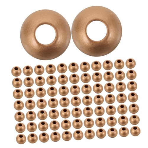 HAPINARY 150 Stück Holzperlen mit Großem Loch Gefärbte DIY Holzperlen für Schmuckherstellung Armbänder Halsketten und Schlüsselanhänger Vielseitige Bastelperlen für Kreative Projekte HAPINARY 150 Stück Holzperlen mit Großem Loch Gefärbte DIY Holzperlen für Schmuckherstellung Armbänder Halsketten und Schlüsselanhänger Vielseitige Bastelperlen für Kreative Projekte von HAPINARY