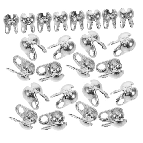 HAPINARY 150 Stück Kettenverschluss Endkappen für Quetschperlen mit Vergoldung Diy Schmuckzubehör für Armbänder und Einfache Handhabung für Bastelprojekte HAPINARY 150 Stück Kettenverschluss Endkappen für Quetschperlen mit Vergoldung Diy Schmuckzubehör für Armbänder und Einfache Handhabung für Bastelprojekte von HAPINARY