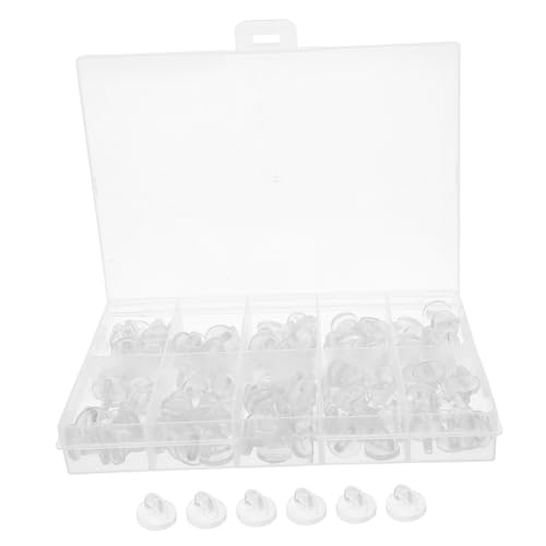HAPINARY 150 Stück Teiliges Pin Back mit Transparentem Aufbewahrungsbox Flexible Rutschfeste Gummiverschlüsse für Broschen Abzeichen Anstecknadeln Schonend zu Ersatzteile für Vielseitigen HAPINARY 150 Stück Teiliges Pin Back mit Transparentem Aufbewahrungsbox Flexible Rutschfeste Gummiverschlüsse für Broschen Abzeichen Anstecknadeln Schonend zu Ersatzteile für Vielseitigen von HAPINARY