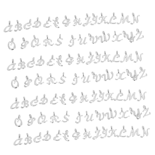 HAPINARY 156 Stück Teiliges Buchstabenanhänger Langlebiger Legierung Große Lochperlen zum Auffädeln Vielseitig für Schmuckherstellung Wie Armbänder Halsketten Ohrringe und HAPINARY 156 Stück Teiliges Buchstabenanhänger Langlebiger Legierung Große Lochperlen zum Auffädeln Vielseitig für Schmuckherstellung Wie Armbänder Halsketten Ohrringe und von HAPINARY