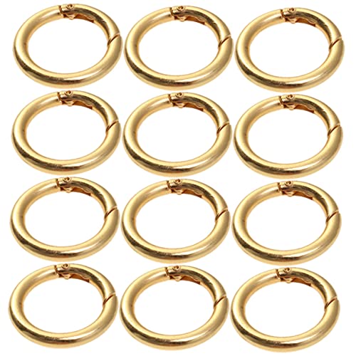 HAPINARY 15St Schlüsselringschnalle bastelzeug schlüsselanhänger schlüsselketten gepäckband Schlüsselringe runder Schlüssel Zange runde Federringe runde Schnappschnalle Zinklegierung Golden HAPINARY 15St Schlüsselringschnalle bastelzeug schlüsselanhänger schlüsselketten gepäckband Schlüsselringe runder Schlüssel Zange runde Federringe runde Schnappschnalle Zinklegierung Golden von HAPINARY