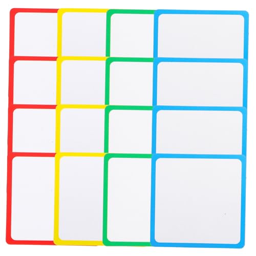 HAPINARY 16 Stück Magnetische Abwischbare Etiketten Quadratisch Bunte Trockenlösch karten für Whiteboard Regal Kühlschrank Vielseitig Beschriftbar für Büro Schule Handel HAPINARY 16 Stück Magnetische Abwischbare Etiketten Quadratisch Bunte Trockenlösch karten für Whiteboard Regal Kühlschrank Vielseitig Beschriftbar für Büro Schule Handel von HAPINARY