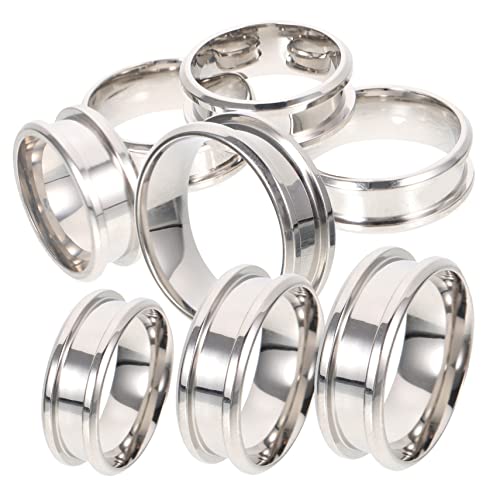HAPINARY 16 Stück Titanstahl Farbige Ringe Bastelringe Edelstahl Ringrohlinge Edelstahl Fingerringe Rohlinge Schmuckringe Rohlinge Verstellbare Rohlinge Herrenschmuckringe Rillenring HAPINARY 16 Stück Titanstahl Farbige Ringe Bastelringe Edelstahl Ringrohlinge Edelstahl Fingerringe Rohlinge Schmuckringe Rohlinge Verstellbare Rohlinge Herrenschmuckringe Rillenring von HAPINARY