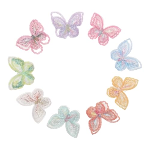 HAPINARY 18 Stück Organza Spitze Schmetterling Aufnäher Doppel-lagige Stickerei Applikationen zum Aufbügeln Vielseitige DIY Dekoration für Kleidung Rucksäcke Jeans Hüte Schnelle Anbringung HAPINARY 18 Stück Organza Spitze Schmetterling Aufnäher Doppel-lagige Stickerei Applikationen zum Aufbügeln Vielseitige DIY Dekoration für Kleidung Rucksäcke Jeans Hüte Schnelle Anbringung von HAPINARY