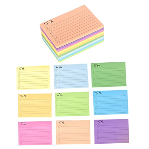 HAPINARY 18 Stück Teiliges Selbstklebendes Notizblock für Schüler Bunte Memo Sticker für To Do Listen Geeignet für Büro Schule und Zuhause Vielseitig Einsetzbar von HAPINARY