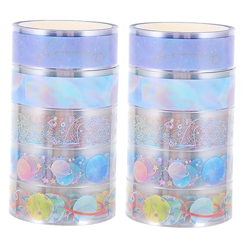 HAPINARY 2 Boxen Boxen Washi Tape Pet Klebestreifen Dekoratives Klebeband Transparent Muster DIY Scrapbooking Planer Geschenkverpackung HAPINARY 2 Boxen Boxen Washi Tape Pet Klebestreifen Dekoratives Klebeband Transparent Muster DIY Scrapbooking Planer Geschenkverpackung von HAPINARY