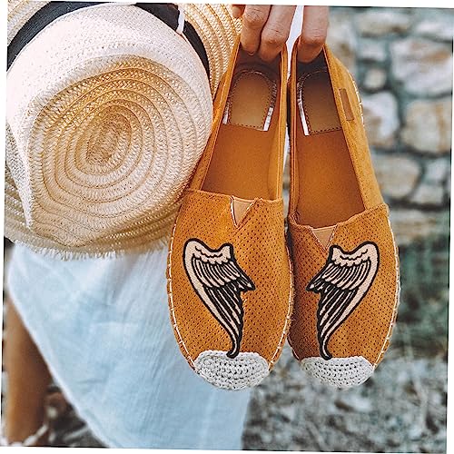 HAPINARY 2 Paare Flügel Aufnäher PU Leder Stickerei Flügel Patch für Kleidung Rucksäcke Hüte DIY Jeans Jacken Applikationen Zubehör von HAPINARY