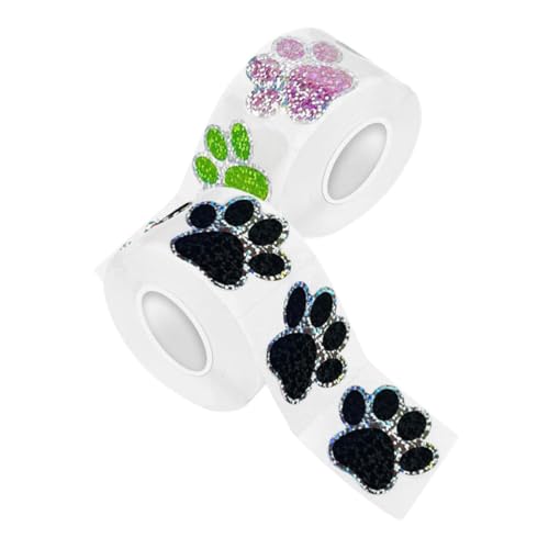 HAPINARY 2 Rollen Hundepfoten Tag Aufkleber, Pfotenabdruck Wandaufkleber, Abziehbilder Für, Wandaufkleber, Hundeaufkleber, Wanddekoration, Hundepfotenabdruck Aufkleber, Hundefußabdruck, HAPINARY 2 Rollen Hundepfoten Tag Aufkleber, Pfotenabdruck Wandaufkleber, Abziehbilder Für, Wandaufkleber, Hundeaufkleber, Wanddekoration, Hundepfotenabdruck Aufkleber, Hundefußabdruck, von HAPINARY