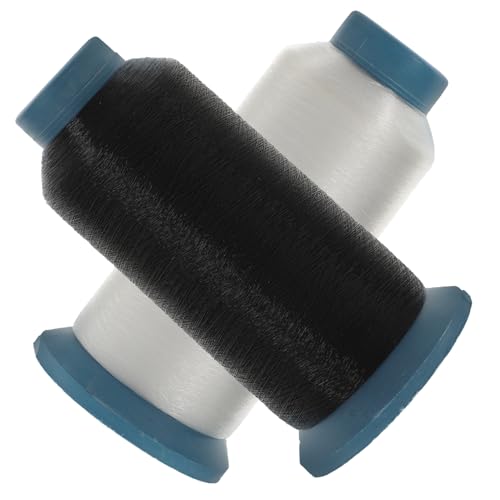 HAPINARY 2 Rollen Nähgarn Set Nylonschnur Transparent Schwarz Weiß Hochfeste Nähfäden für Hand Maschinennaht DIY Reparatur Zubehör für Zuhause Reise und Schule HAPINARY 2 Rollen Nähgarn Set Nylonschnur Transparent Schwarz Weiß Hochfeste Nähfäden für Hand Maschinennaht DIY Reparatur Zubehör für Zuhause Reise und Schule von HAPINARY