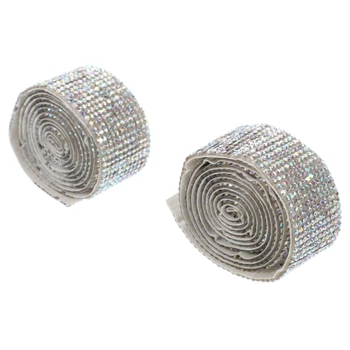 HAPINARY 2 Rollen Selbstklebendes Strassband Breit Reihen Bänder Hitzebeständig Langlebig Vielseitig für Auto Handy dekoration Glitzernde DIY Schmuckverzierung HAPINARY 2 Rollen Selbstklebendes Strassband Breit Reihen Bänder Hitzebeständig Langlebig Vielseitig für Auto Handy dekoration Glitzernde DIY Schmuckverzierung von HAPINARY