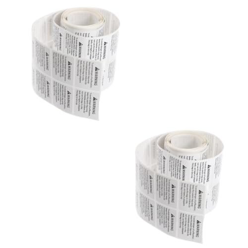 HAPINARY 2 Rollen Suffocation Warning Labels Selbstklebende Warnaufkleber für Sichere Verpackungen Warnung für Einfache Anwendung ohne Rückstände HAPINARY 2 Rollen Suffocation Warning Labels Selbstklebende Warnaufkleber für Sichere Verpackungen Warnung für Einfache Anwendung ohne Rückstände von HAPINARY