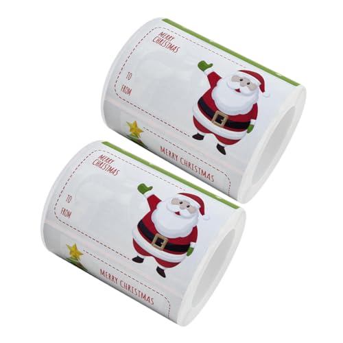 HAPINARY 2 Rollen Weihnachtsaufkleber Etiketten Weihnachtsetiketten Für Weihnachtspostaufkleber Weihnachtsetiketten Aufkleber Lager Selbstklebende Weihnachtsaufkleber HAPINARY 2 Rollen Weihnachtsaufkleber Etiketten Weihnachtsetiketten Für Weihnachtspostaufkleber Weihnachtsetiketten Aufkleber Lager Selbstklebende Weihnachtsaufkleber von HAPINARY