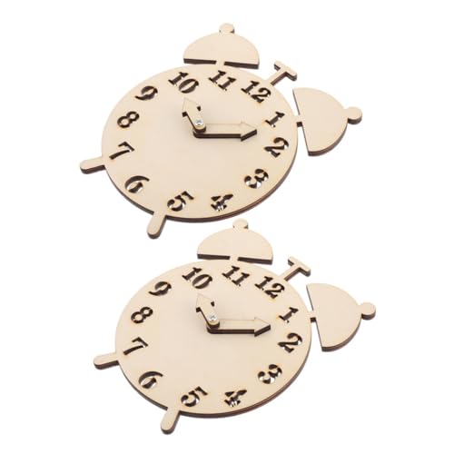 HAPINARY 2 Sätze Holz Weckerzubehör Teile machen Spielzeuguhr für Kleinkinder Montessori Mathe- Montessori-Zahlenspielzeug Bestandteile von Wanduhren DIY-Uhr hölzerner Wecker Beige HAPINARY 2 Sätze Holz Weckerzubehör Teile machen Spielzeuguhr für Kleinkinder Montessori Mathe- Montessori-Zahlenspielzeug Bestandteile von Wanduhren DIY-Uhr hölzerner Wecker Beige von HAPINARY