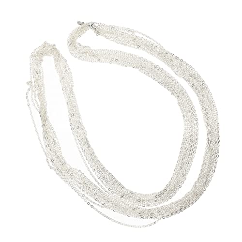 HAPINARY 2 Schmuckkette Halskette Ketten Zubehör DIY Kette Halskette Herstellung Zubehör DIY Schmuck Herstellung Kette Dünne Halskette Kette Halskette Herstellung Kette Halsketten Kette von HAPINARY