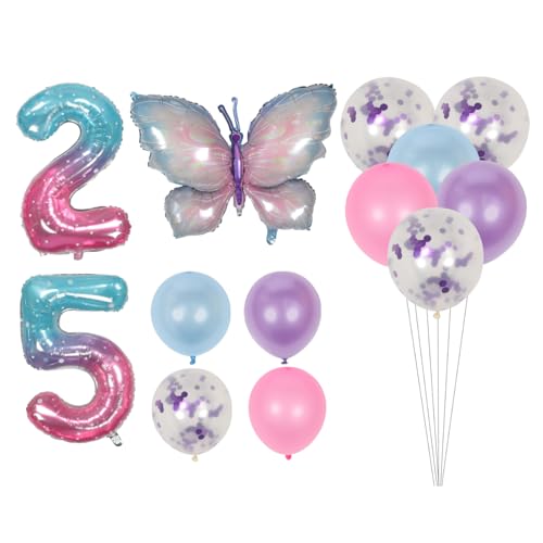 HAPINARY Schmetterlingsfolienballon-set Für Geburtstag Geburtstagsdeko Happy Birthday-ballon-kit Party-dekorationen HAPINARY Schmetterlingsfolienballon-set Für Geburtstag Geburtstagsdeko Happy Birthday-ballon-kit Party-dekorationen von HAPINARY