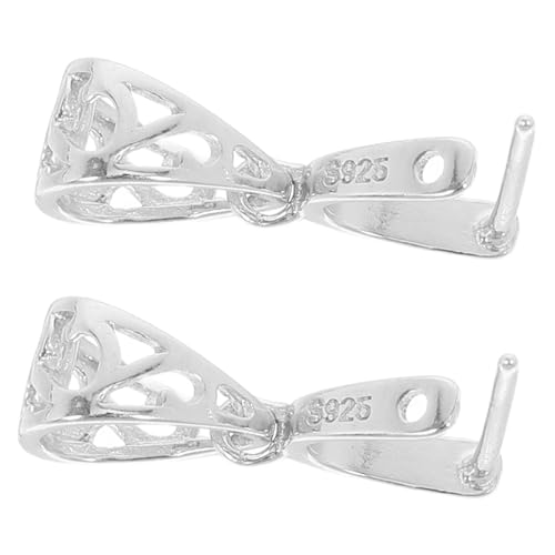 HAPINARY 2 Stück Anhängerverschluss Schmuckverbinder für Halsketten und Armbänder Langlebiger Metallverschluss mit Sicherem Halt Leichtes Design für DIY Schmuckherstellung HAPINARY 2 Stück Anhängerverschluss Schmuckverbinder für Halsketten und Armbänder Langlebiger Metallverschluss mit Sicherem Halt Leichtes Design für DIY Schmuckherstellung von HAPINARY