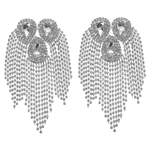 HAPINARY 2 Stück Dekorativer Kleidungsaufnäher mit Quaste Widerstandsfähiges Accessoire für DIY Projekte zur Verschönerung von Kleidung und Schuhen Modern von HAPINARY