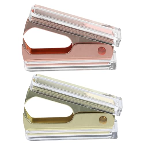 HAPINARY 2 Stück Heftnägel Hebezieher, Schreibtisch Nagelzieher, Bürobedarf, Nagelextraktionswerkzeug, Hand Nagelheber, Nagelentfernungszieher, Bürozubehör, Nagelentferner, Bürobedarf von HAPINARY
