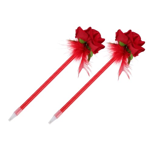 HAPINARY 2 Stück Kreative Rosen Kugelschreiber mit Feiner Spitze Langlebige Schreibstifte aus Kunststoff und Tragbar Glattes Schreiben Niedliche Geschenkidee für Büro und Schule HAPINARY 2 Stück Kreative Rosen Kugelschreiber mit Feiner Spitze Langlebige Schreibstifte aus Kunststoff und Tragbar Glattes Schreiben Niedliche Geschenkidee für Büro und Schule von HAPINARY