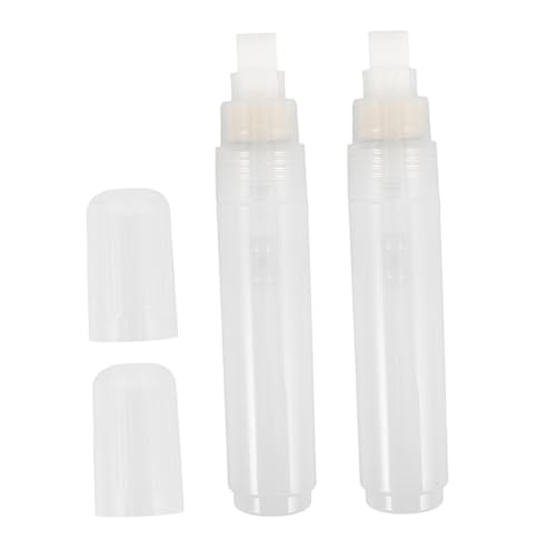 HAPINARY 2 Stück Markerzubehör nachfüllbare Marker Lackmarkierungen für Holz Weißer nachfüllbarer Farbstift Farbmarkierungen für Metall Farbstifte für Metall Lackmarker Plastik Transparent von HAPINARY