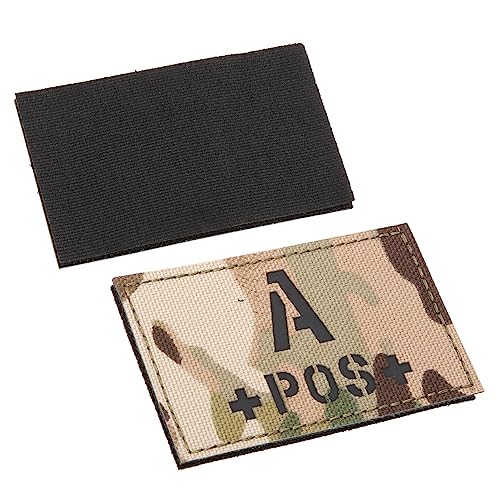 HAPINARY 2 Stück Reflektierender Bluttyp Patch Camouflage A Abnehmbarer Aufnäher für Notfälle und Rettungsdienste Strapazierfähiges Nylonmaterial HAPINARY 2 Stück Reflektierender Bluttyp Patch Camouflage A Abnehmbarer Aufnäher für Notfälle und Rettungsdienste Strapazierfähiges Nylonmaterial von HAPINARY