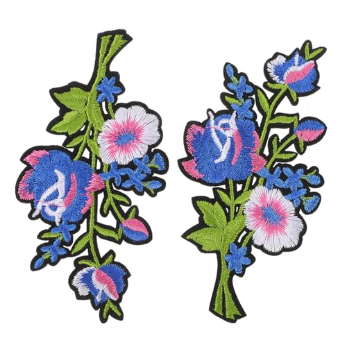HAPINARY 2 Stück Rosen Patch, Mini Bügeleisen Für Kleidung, Applikation, Zum Aufbügeln, Stoffflicken, Kleidungsreparaturmaterial, Stoffblumen, Blumen Patch HAPINARY 2 Stück Rosen Patch, Mini Bügeleisen Für Kleidung, Applikation, Zum Aufbügeln, Stoffflicken, Kleidungsreparaturmaterial, Stoffblumen, Blumen Patch von HAPINARY