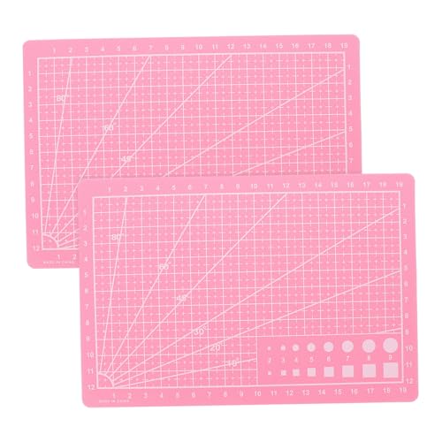 HAPINARY 2 Stück Schneidunterlage, Gravur Kunstmatte, Heilende Schneidematten, Quilt Schneidepads, Selbstheilende Nähmatten, Rotationsschneidematten, Papierschneidebrett, von HAPINARY