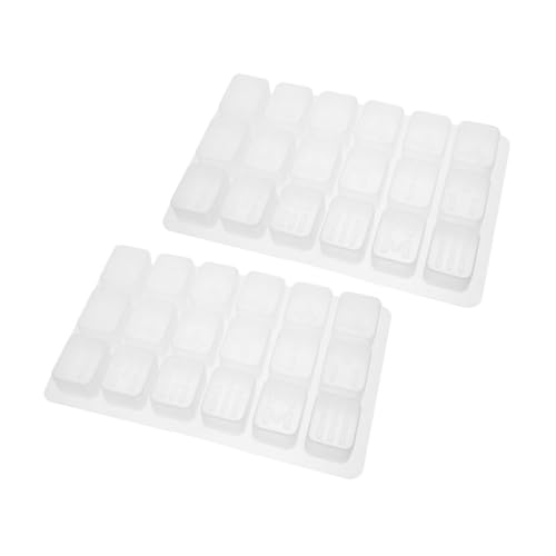 HAPINARY 2 Stück Silikon Mahjong Formen für DIY Epoxidharz Projekte Einfaches Entformen für Traditionelle Mahjong Spiele Detaillierte Textur für Kacheln HAPINARY 2 Stück Silikon Mahjong Formen für DIY Epoxidharz Projekte Einfaches Entformen für Traditionelle Mahjong Spiele Detaillierte Textur für Kacheln von HAPINARY