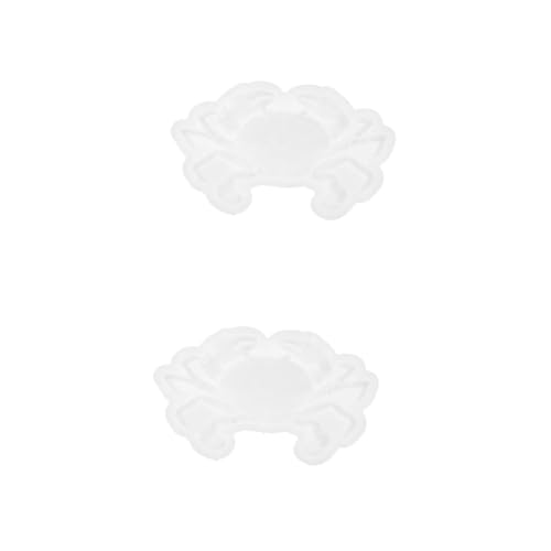 HAPINARY 2 Stück Silikon Schlüsselanhänger Gießform Flexible Tierform für DIY Schmuck Krabbenförmige Silikonform für Handwerkliche Bastelarbeiten Langlebig und Praktisch für von HAPINARY