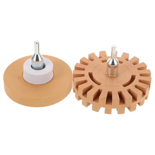 HAPINARY 2 Stück Teiliges Abzieh Radiergummi Rad Gezahnt Vollgummi Rad Langlebiger Gummi Kleberentferner für Auto Effiziente Entfernung von Kleberückständen und Lack HAPINARY 2 Stück Teiliges Abzieh Radiergummi Rad Gezahnt Vollgummi Rad Langlebiger Gummi Kleberentferner für Auto Effiziente Entfernung von Kleberückständen und Lack von HAPINARY