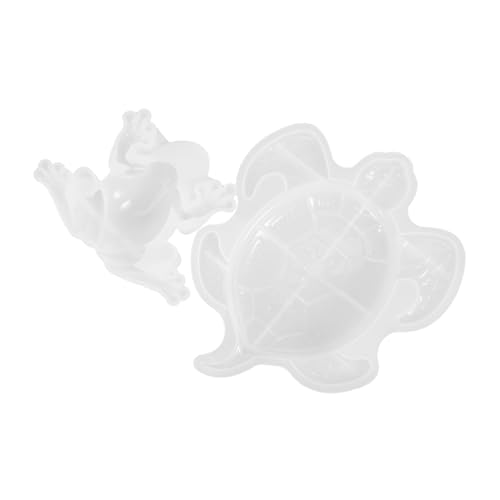 HAPINARY 2 Stück Teiliges Silikon Schildkröte Frosch Flexible Epoxidharz formen für DIY Tier wanddekoration Langlebig Leicht Entformbar Waschbar für Originelles Basteln HAPINARY 2 Stück Teiliges Silikon Schildkröte Frosch Flexible Epoxidharz formen für DIY Tier wanddekoration Langlebig Leicht Entformbar Waschbar für Originelles Basteln von HAPINARY