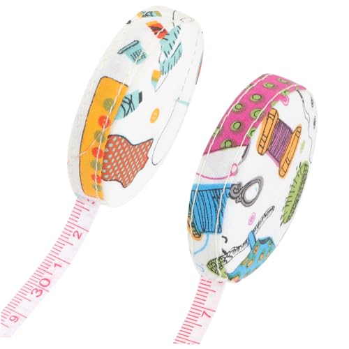 HAPINARY 2 Stück Umwickeltes Maßband, Maßband Für Körpermessung, Maßband Zum Nähen, Kleines Maßband, Einziehbares Maßband, Körper Näh Maßband, Mini Maßband HAPINARY 2 Stück Umwickeltes Maßband, Maßband Für Körpermessung, Maßband Zum Nähen, Kleines Maßband, Einziehbares Maßband, Körper Näh Maßband, Mini Maßband von HAPINARY