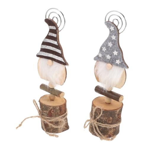 HAPINARY 2 Stück Weihnachts Memo Halter mit Cartoon Puppe Motiv Niedlicher Tischkartenhalter für Party Geburtstag Hochzeit Rutschfester Ständer für Notizen Fotos und Platzkarten in HAPINARY 2 Stück Weihnachts Memo Halter mit Cartoon Puppe Motiv Niedlicher Tischkartenhalter für Party Geburtstag Hochzeit Rutschfester Ständer für Notizen Fotos und Platzkarten in von HAPINARY