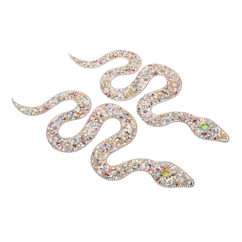 HAPINARY 2 Stück heißer Diamant-Stoffflicken dekorative Patches aus Strass Schlangenflicken aufbügeln Applikationen aus Strass Strassaufnäher für Kleidung Hutflecken Strasssteine HAPINARY 2 Stück heißer Diamant-Stoffflicken dekorative Patches aus Strass Schlangenflicken aufbügeln Applikationen aus Strass Strassaufnäher für Kleidung Hutflecken Strasssteine von HAPINARY