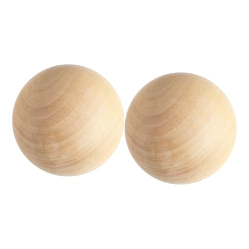 HAPINARY 2 Stücke Unfertige Holz Kugeln Glatte Kugeln Ohne Bohrung Für Diy Bastelprojekte Dekoration Handwerk HAPINARY 2 Stücke Unfertige Holz Kugeln Glatte Kugeln Ohne Bohrung Für Diy Bastelprojekte Dekoration Handwerk von HAPINARY