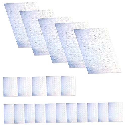 HAPINARY 20 Blatt Bogen Druckerpapier Aufkleber Mattes Aufkleberpapier Für Drucker Glitzer Aufkleber Druckpapier Etikettendruckerpapier Bedruckbares Aufkleberpapier Aufkleberdruckerpapier von HAPINARY