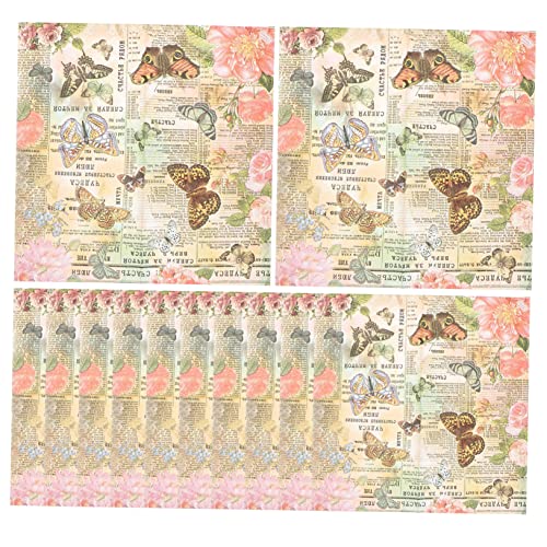 HAPINARY 20 Blatt Schmetterlingsservietten, Schmetterlingselemente, Partyservietten, Partyserviettendekore, Dekoratives Seidenpapier, Partytischservietten, Papierservietten, Gemusterte von HAPINARY