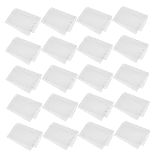 HAPINARY 20 Stück Aufbewahrungstasche erhalten Ordnertaschen Bindetaschen Dokumentteiler Aktenjacke Organisator für die Schule 6-Ringbuch Ordner für Plastikumschläge PVC Transparent von HAPINARY